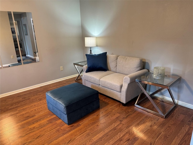 18146 River Sage Dr, Houston, TX 77084 - living room with baseboards and wood finished floors