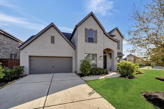 28902 Ridge Valley Ct, Fulshear, TX 77441 - view of front facade featuring brick siding, driveway, and a garage
