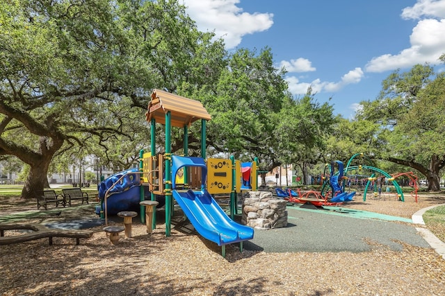 view of communal playground