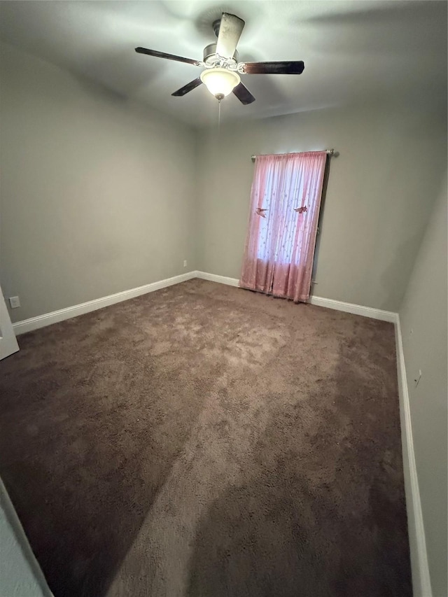 29431 Amber Meadows Ct, Katy, TX 77494 - empty room featuring baseboards, carpet floors, and a ceiling fan
