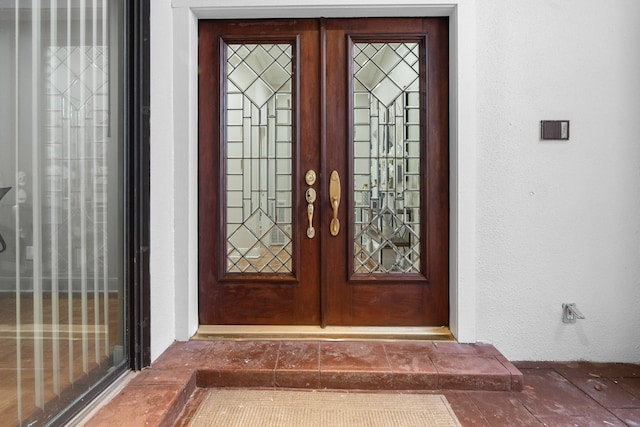 9171 Briar Frst, Houston, TX 77024 - entrance to property featuring french doors