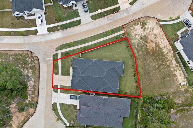 40003 Reef Heron St, Magnolia, TX 77354 - aerial view of property's location with property parcel outlined