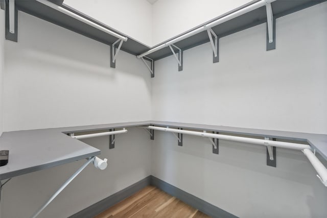 200 Canary St, Point Blank, TX 77364 - spacious closet with wood finished floors