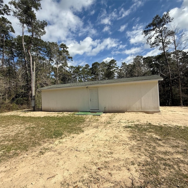 view of back of property