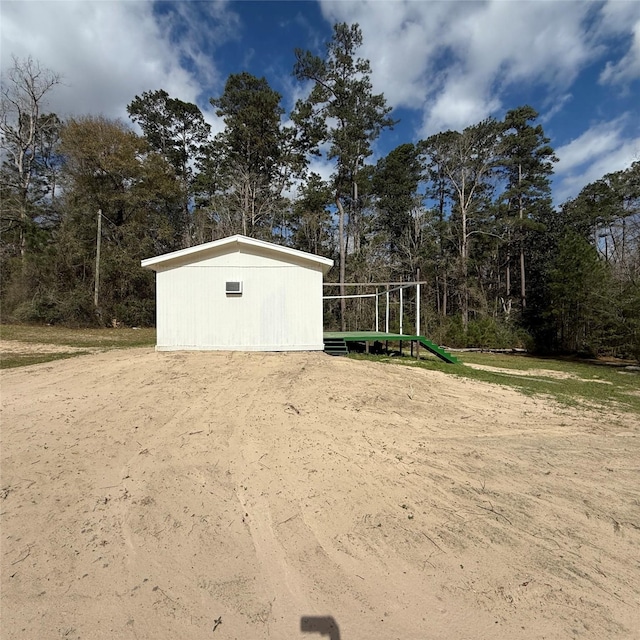 view of outbuilding