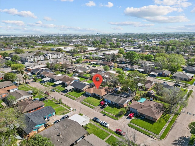 1403 Marlock Ln, Pasadena, TX 77502 - aerial perspective of suburban area