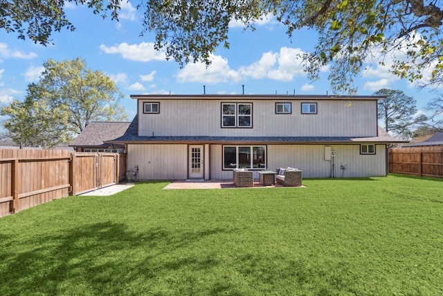 18602 Carriage Ct, Houston, TX 77058 - rear view of property featuring a patio area, a gate, and a shingled roof