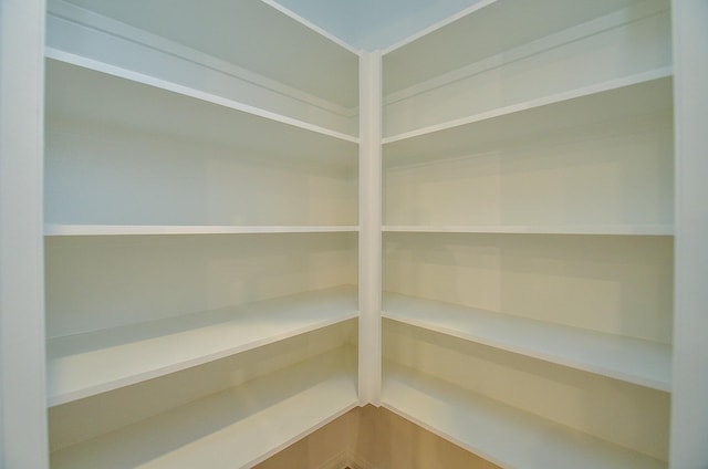 view of storage area