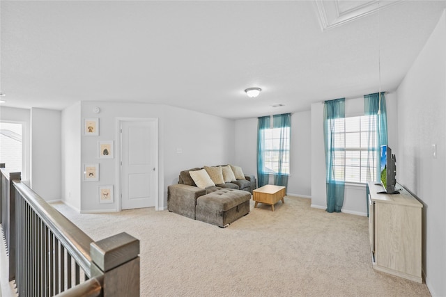 30208 Arnold Branch Dr, Magnolia, TX 77355 - carpeted living area with baseboards