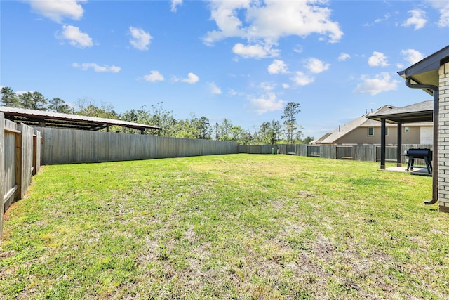 30208 Arnold Branch Dr, Magnolia, TX 77355 - view of yard with a fenced backyard