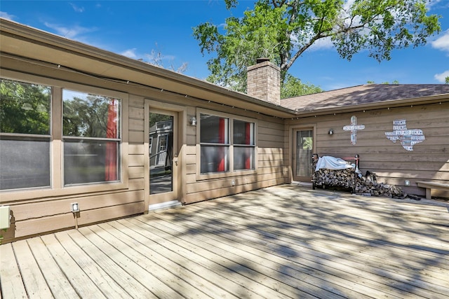 16002 Castaway Ct, Crosby, TX 77532 - view of wooden terrace