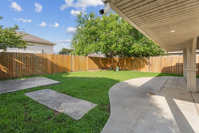 18911 Brownstone Mills Dr, Cypress, TX 77433 - view of yard featuring a patio area