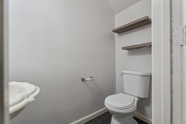18911 Brownstone Mills Dr, Cypress, TX 77433 - bathroom with baseboards and toilet