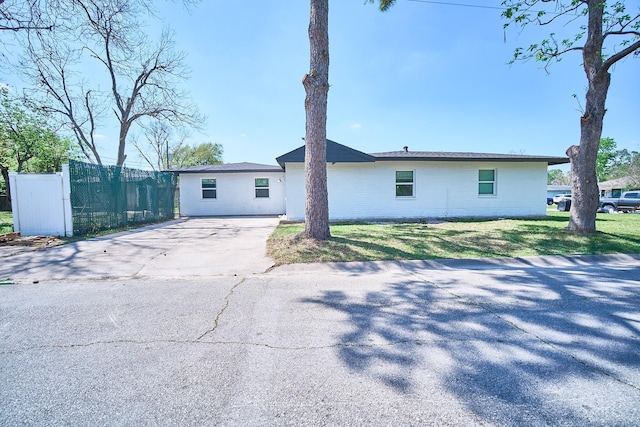12234 Dumas St, Houston, TX 77034 - back of house featuring driveway