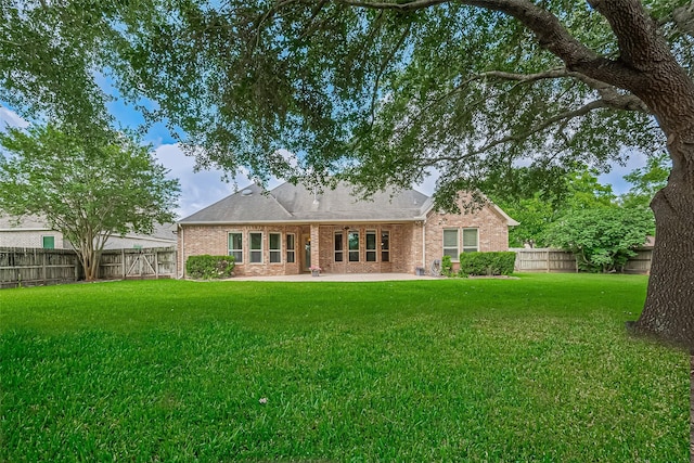 4210 Wentworth Dr, Fulshear, TX 77441 - rear view of house featuring brick siding