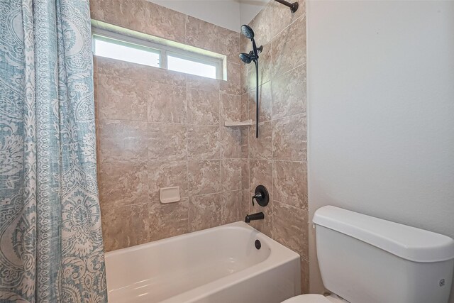 4210 Wentworth Dr, Fulshear, TX 77441 - bathroom with shower / bath combo and toilet
