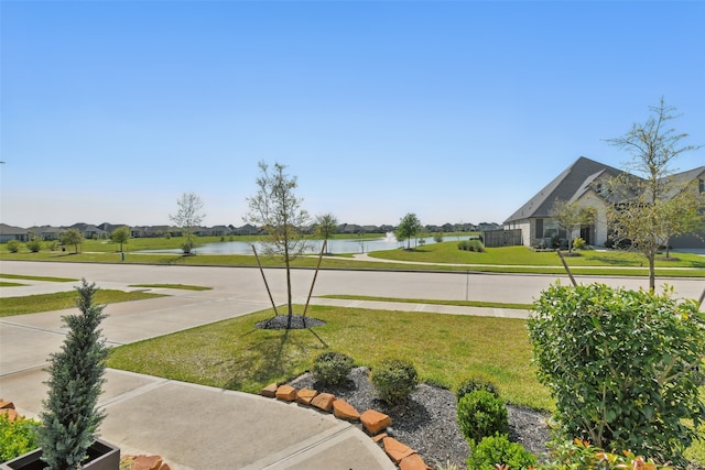 20618 Yearling Pasture Ln, Tomball, TX 77377 - view of green lawn with a water view and a residential view