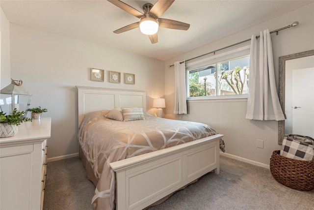 1811 Hunt Dr, Friendswood, TX 77546 - bedroom featuring baseboards, a ceiling fan, and light colored carpet