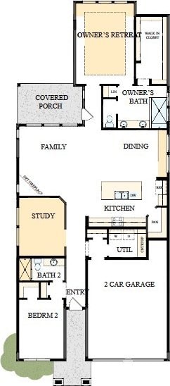 21877 Colorado Bend Ln, Porter, TX 77365 - view of floor plan / room layout