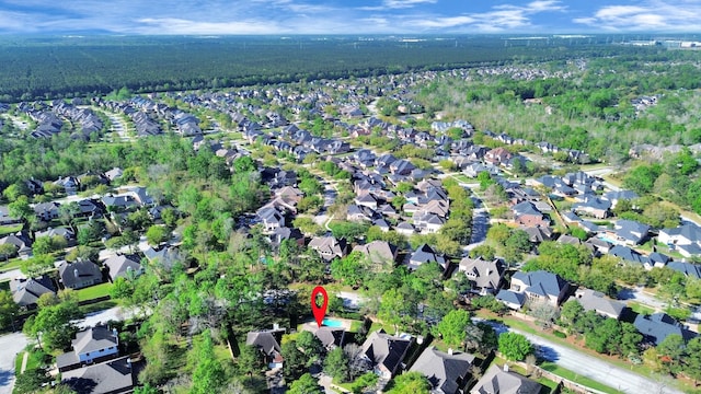 birds eye view of property featuring a residential view