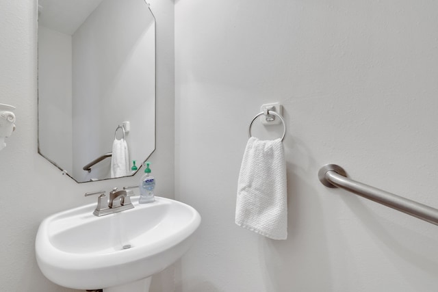 bathroom with a sink