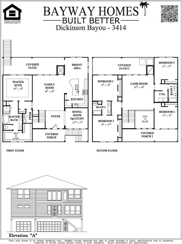 1922 Peacock Isle Dr, Dickinson, TX 77539 - property floor plan