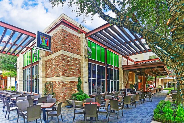 12838 Verdi Dr, Houston, TX 77024 - exterior space featuring a pergola