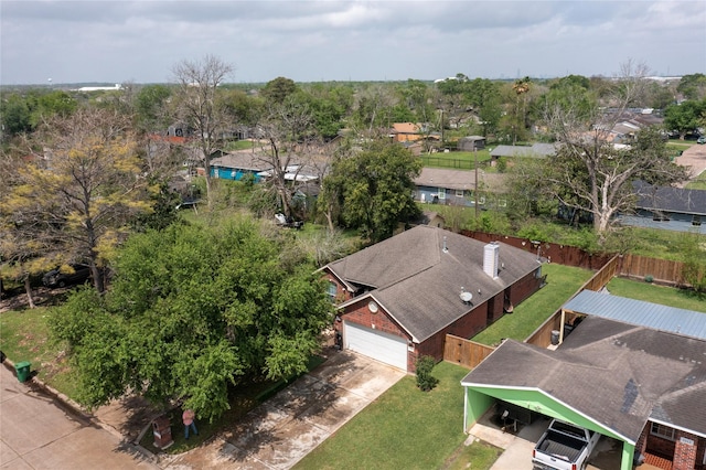 drone / aerial view