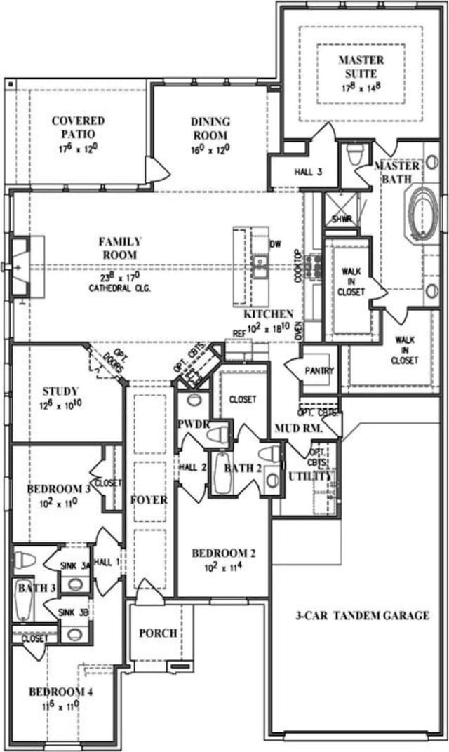 17473 Chestnut Cove Dr, Conroe, TX 77302 - property floor plan