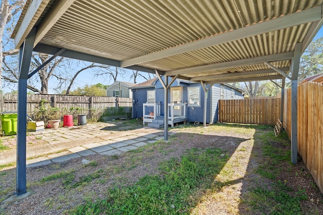 413 Mulcahy St, Rosenberg, TX 77471 - view of yard featuring a fenced backyard and a patio area