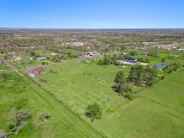 drone / aerial view featuring a rural view