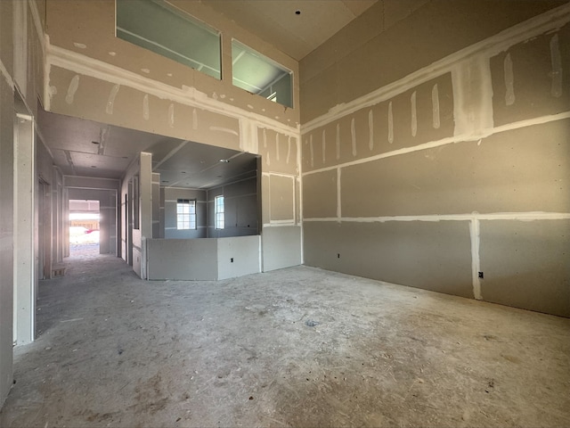 view of unfurnished living room