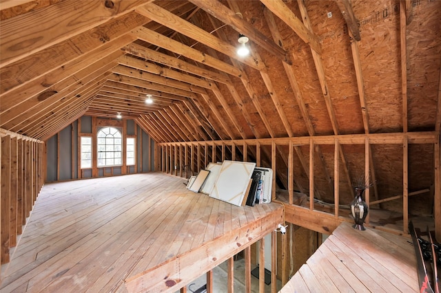 14 Wind River Dr, Conroe, TX 77384 - view of unfinished attic