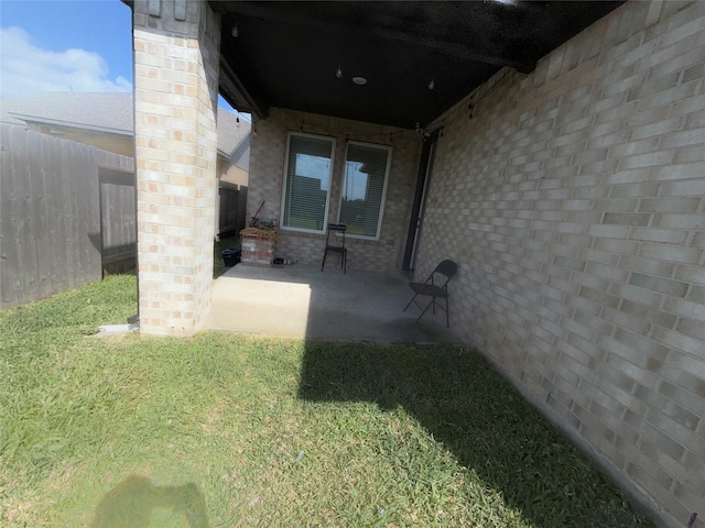 2412 Elliott Shore Ln, La Porte, TX 77571 - view of yard with fence and a patio