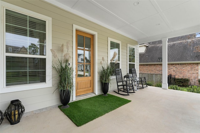 106 Golden Eye Ct, Montgomery, TX 77316 - view of exterior entry with a porch