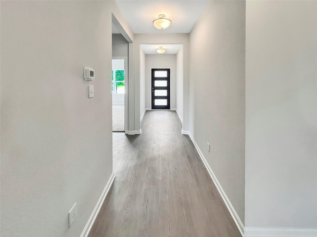 1826 Temple Grove Dr, Iowa Colony, TX 77583 - entryway featuring wood finished floors and baseboards