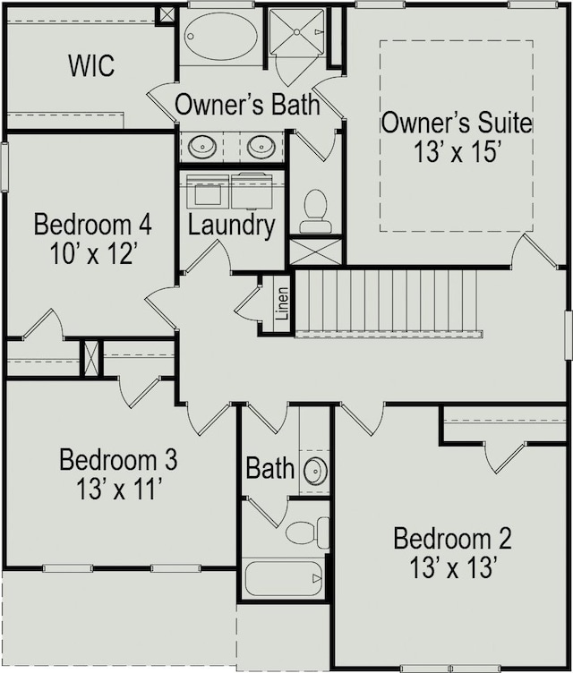 755 Red Mulberry St, La Marque, TX 77568 - view of floor plan / room layout