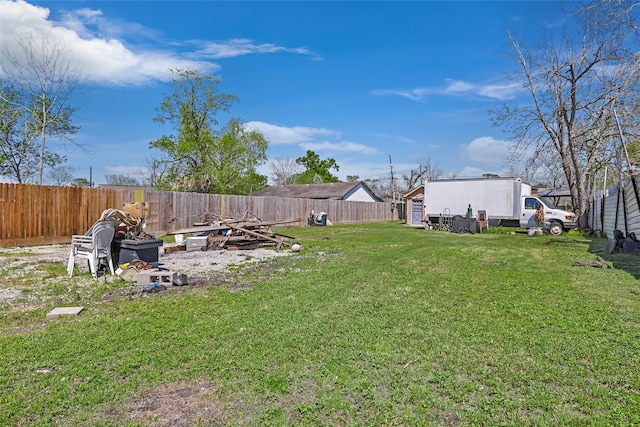 13022 Gladden Dr, Houston, TX 77049 - view of yard featuring a fenced backyard