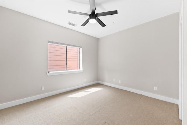 4406 Spencer St Unit A, Houston, TX 77007 - carpeted spare room featuring baseboards and a ceiling fan