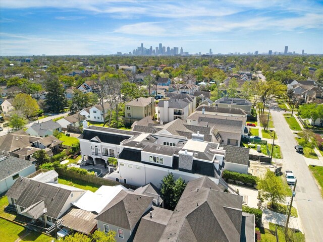 2222 Oxford St, Houston, TX 77008 - bird's eye view featuring a residential view
