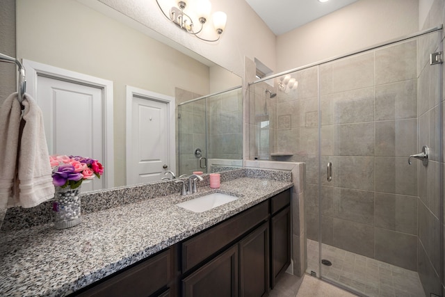 10215 Napier Dr, Rosharon, TX 77583 - full bath featuring vanity and a shower stall