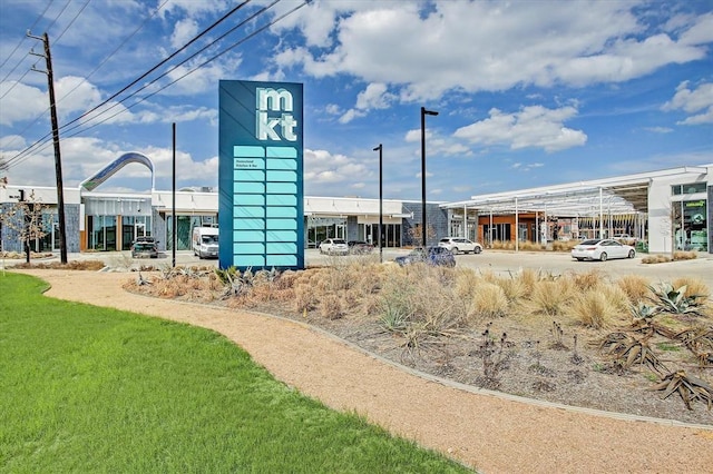 view of community