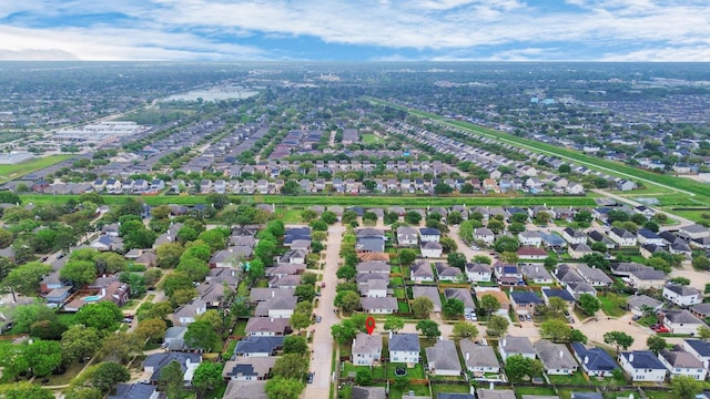 birds eye view of property featuring a residential view