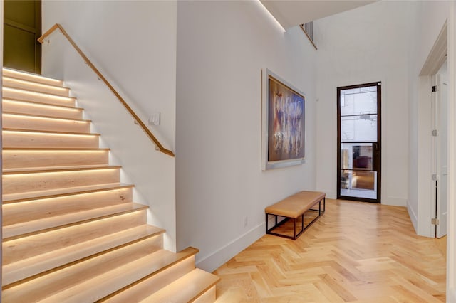 1810 Dunlavy St, Houston, TX 77006 - stairs with baseboards