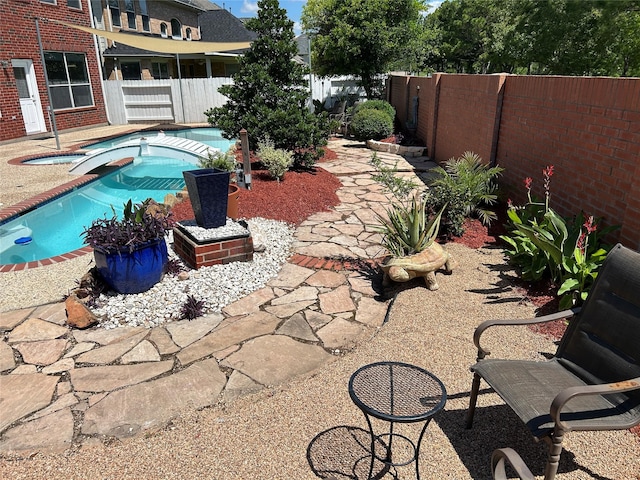 11603 Shoal Landing St, Pearland, TX 77584 - view of pool featuring a fenced backyard