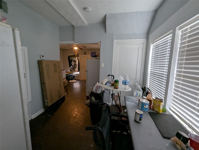 706 66th St Unit 2, Houston, TX 77011 - dining area with ceiling fan