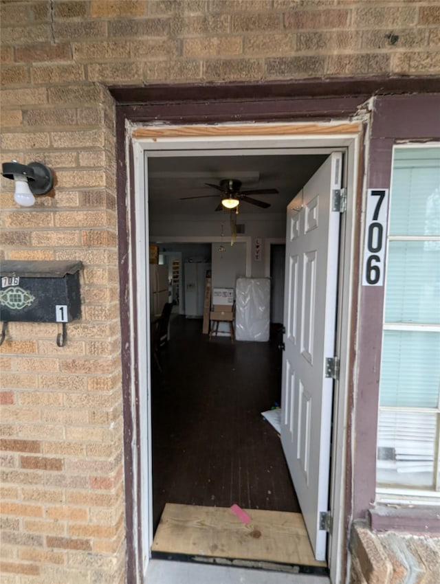 706 66th St Unit 2, Houston, TX 77011 - doorway to property with brick siding