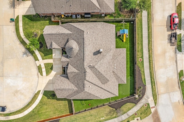 drone / aerial view