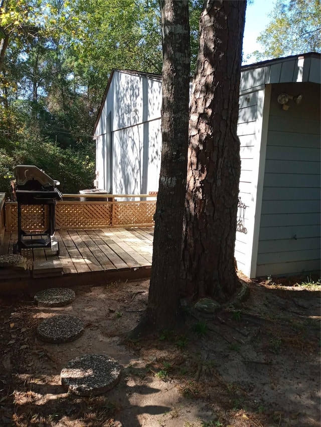 view of outdoor structure
