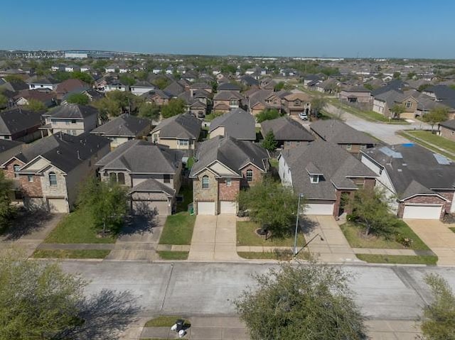 birds eye view of property featuring a residential view